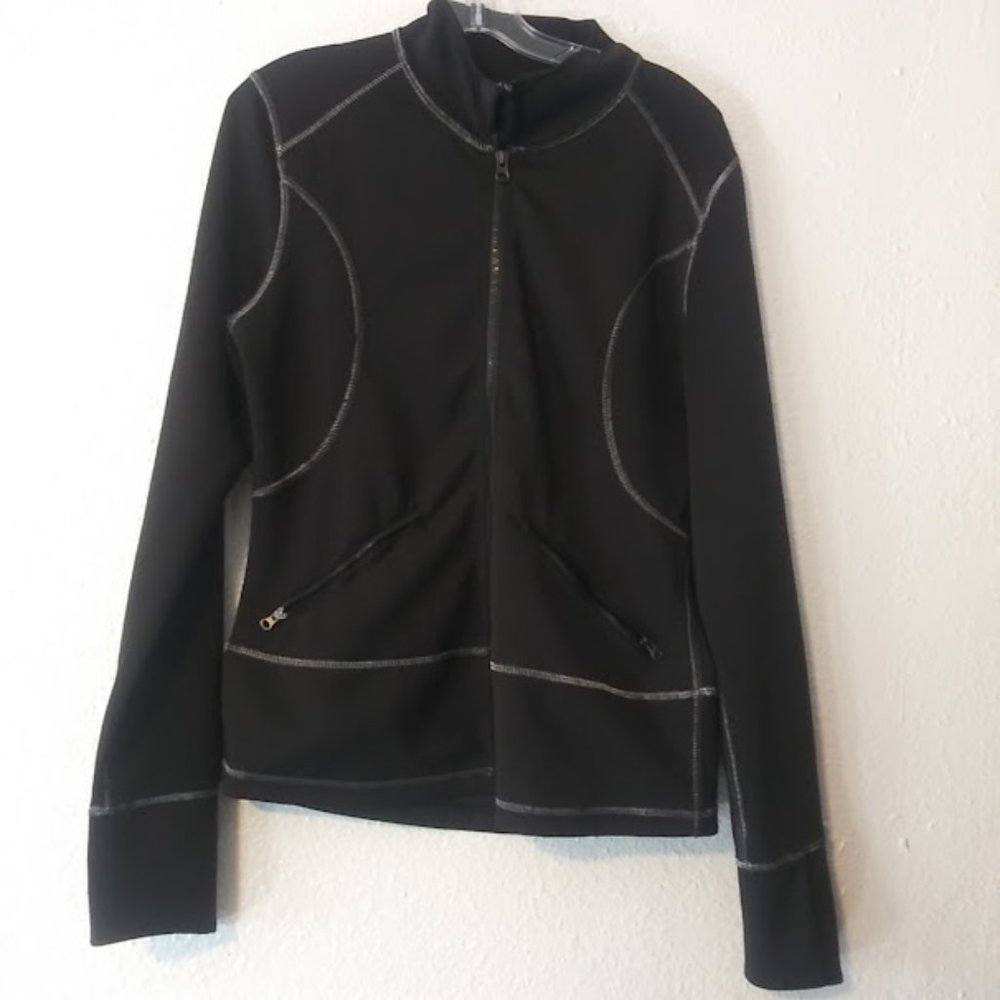 Melaleuca women's size L black  lightweight jacket